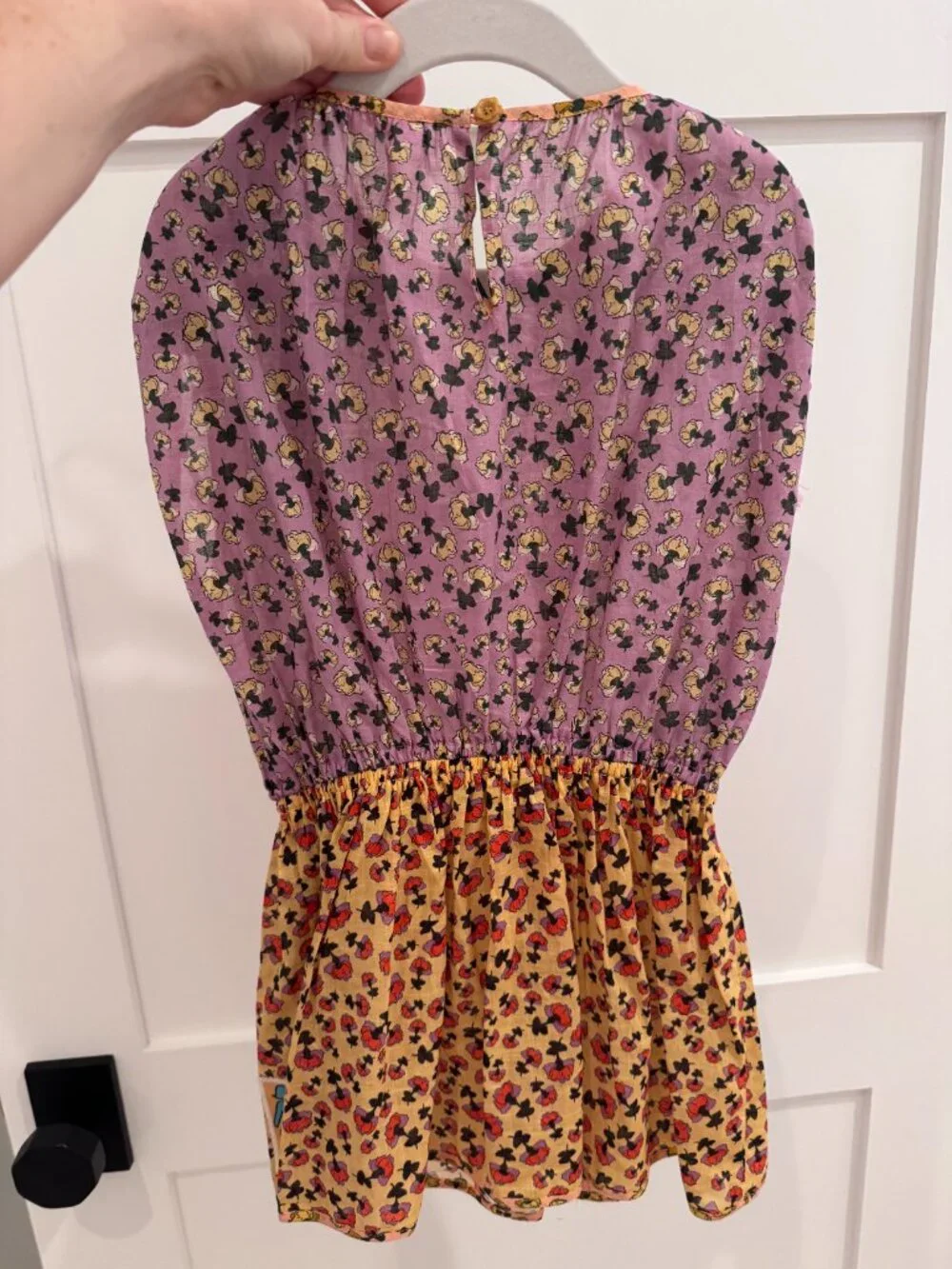Zimmerman Floral Floral Purple and Yellow Dress